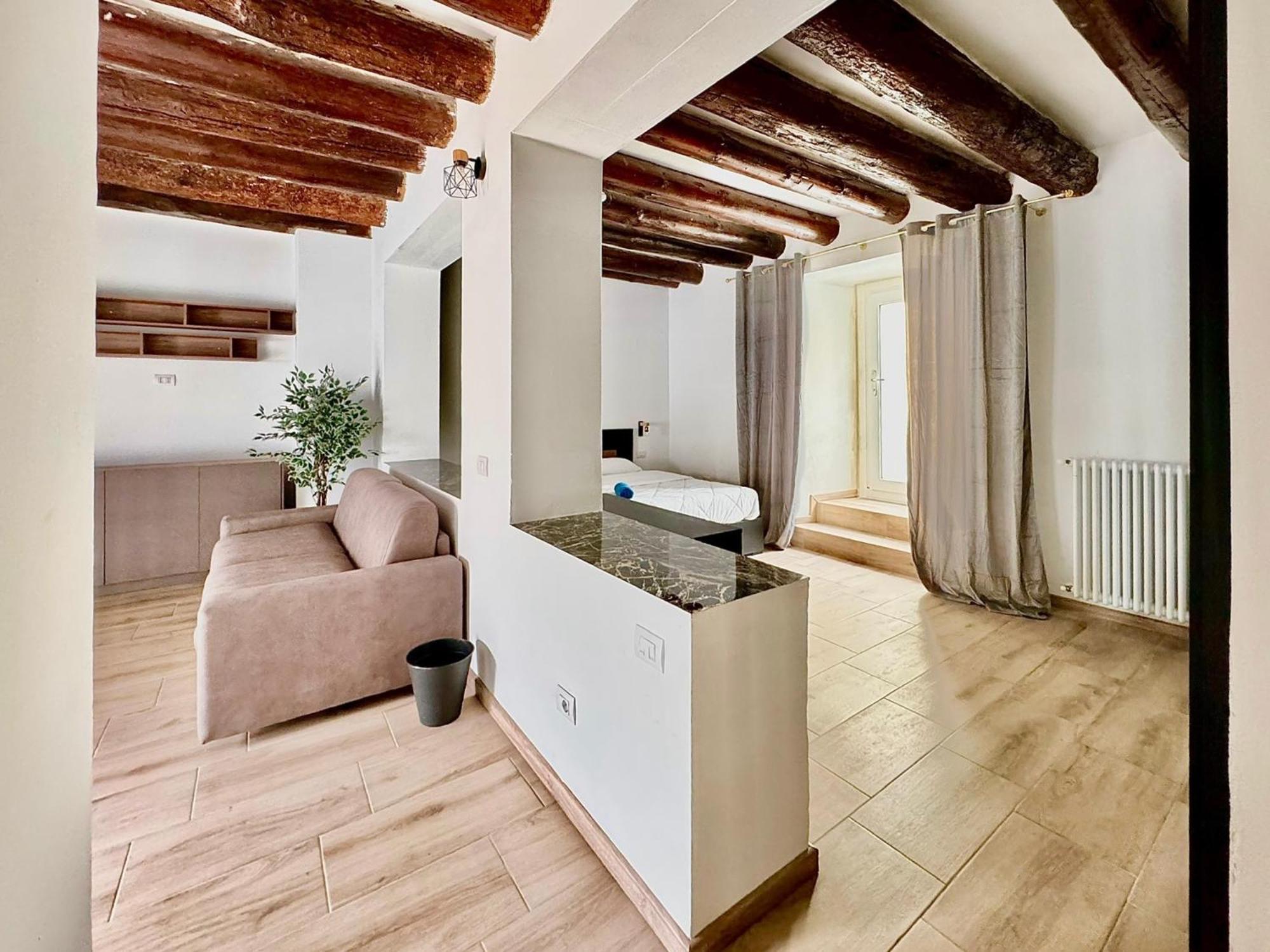 Ferienwohnung Casa Storica Del 1600 In Bergamo Centro Exterior foto